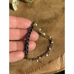 Bracelet "Kimba" en crin de cheval