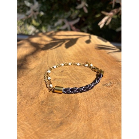 Bracelet "Kimba" en crin de cheval