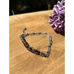 Bracelet "Kimba" en crin de cheval