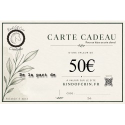 Carte cadeau à offrir 50€