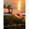 Bracelet en crins de cheval large