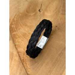 Bracelet en crins de cheval large